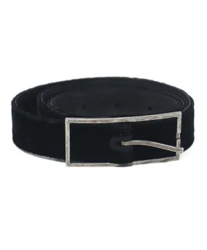 Saint Laurent Black Velvet Belt