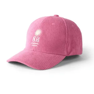 Saltrock Womens Laguna Corduroy Baseball Cap - Pink