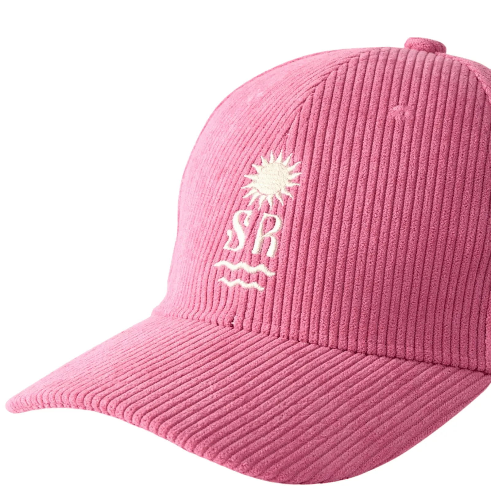 Saltrock Womens Laguna Corduroy Baseball Cap - Pink
