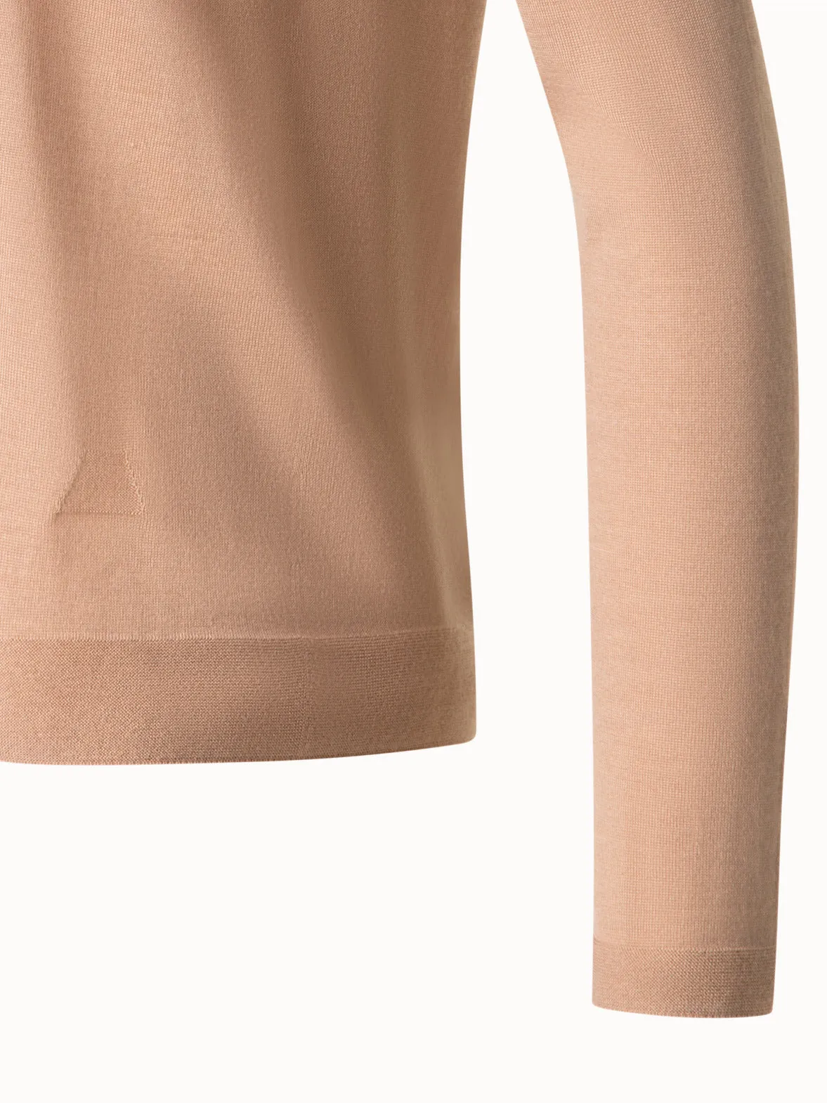 Seamless Cashmere and Silk Sweater Akris