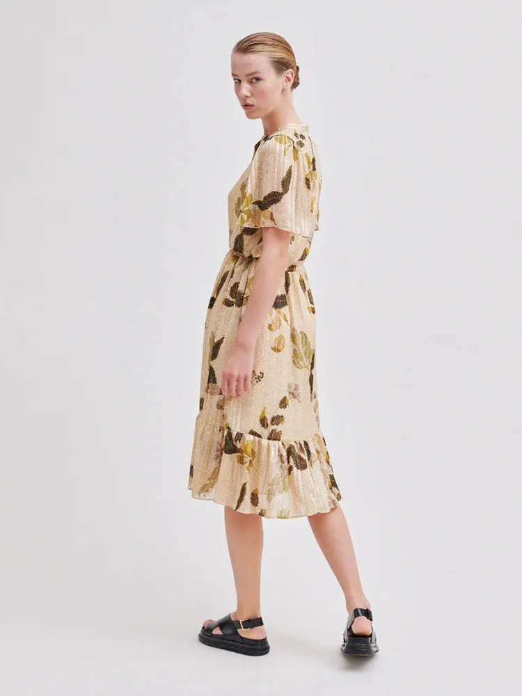 Second Female Brezza Dress Dark Chalk