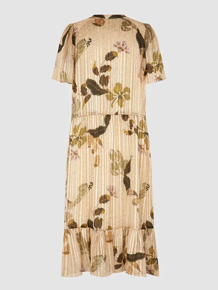 Second Female Brezza Dress Dark Chalk