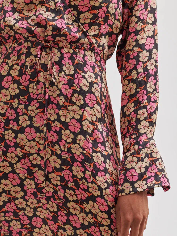 Second Female Victory V-Neck Dress Camellia Rose