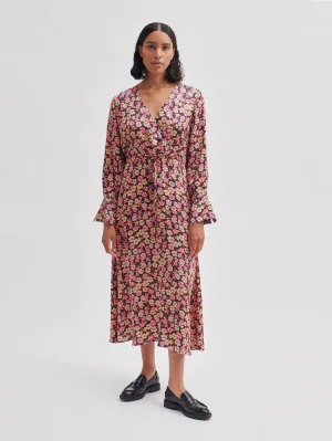 Second Female Victory V-Neck Dress Camellia Rose