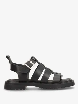 Shoedesign Copenhagen Maya Fisherman Sandals in Black