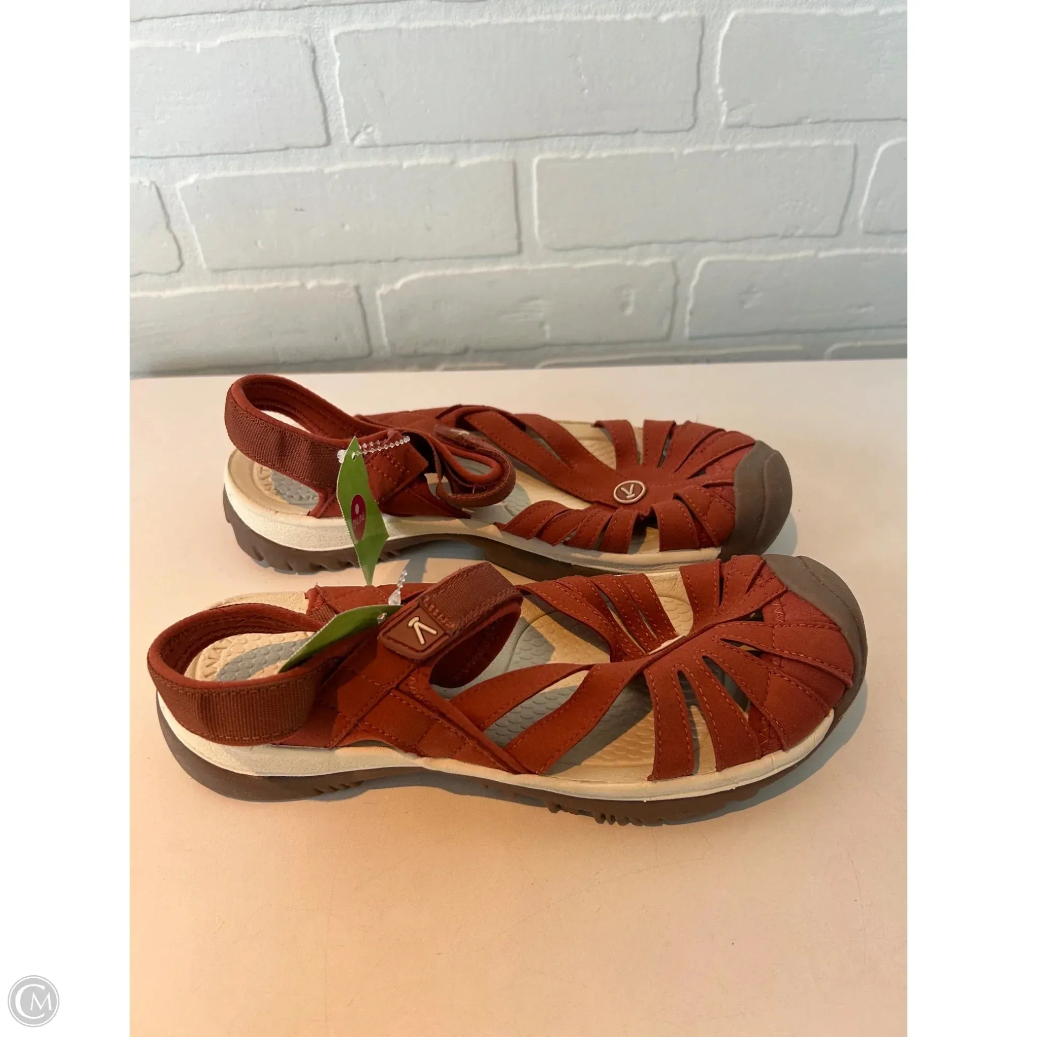 Shoes Athletic By Keen In Orange, Size: 7.5