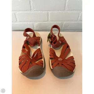 Shoes Athletic By Keen In Orange, Size: 7.5