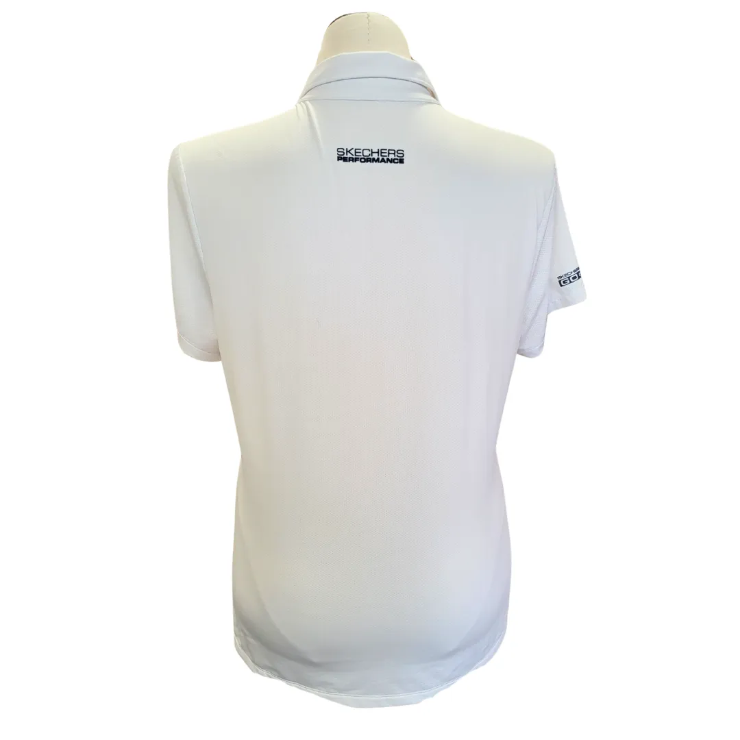Skechers Performance White Go Golf Polo Size XL