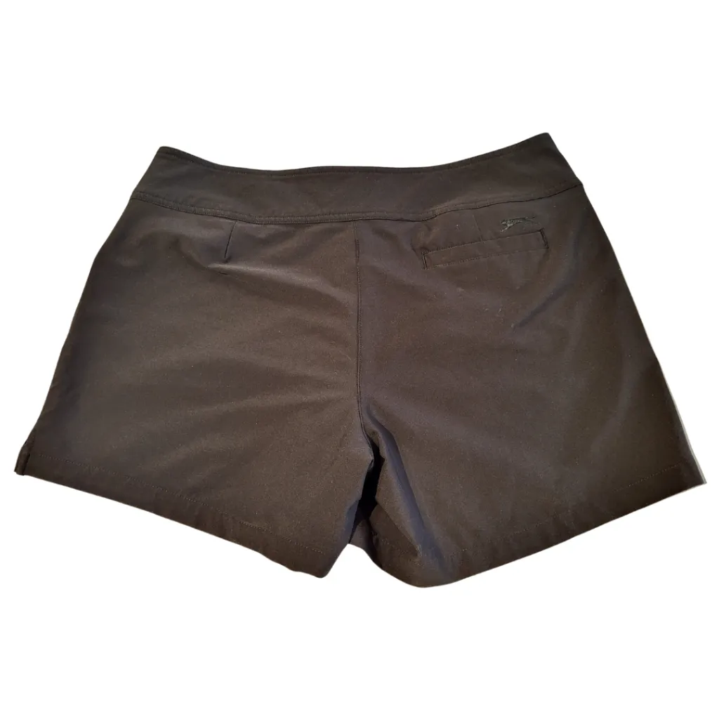 Slazenger Black Shorts Size 8