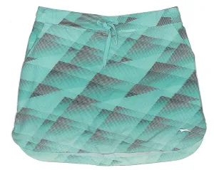 Slazenger Teal & Black Geometric Patterned Skort Size L  MSP$55