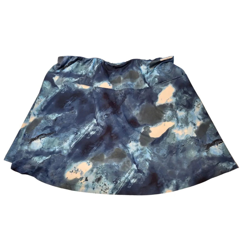 Slazenger Teal and Blue Marbled Skort Size XL