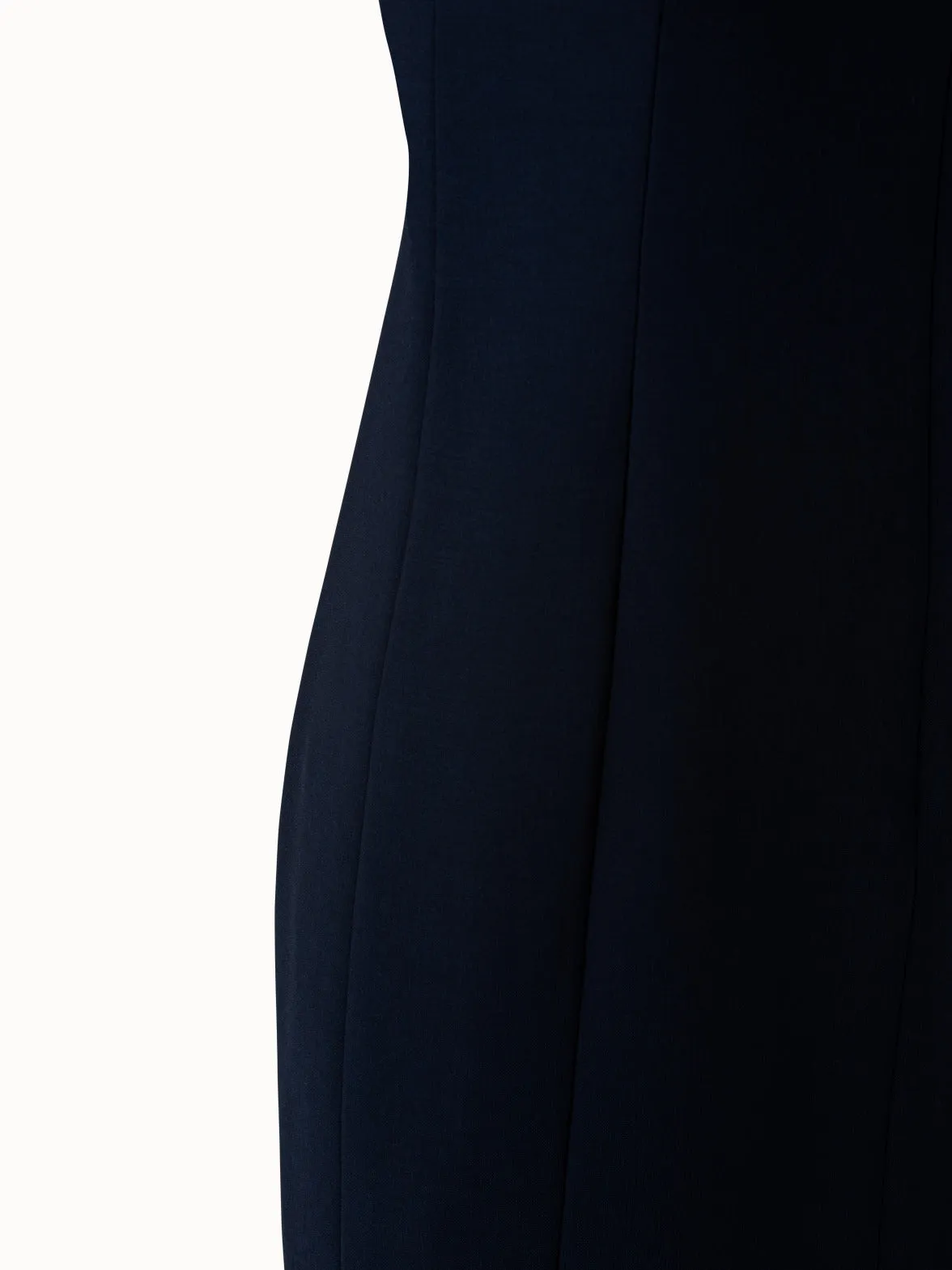Sleeveless Sheath Dress from Wool Double-Face 