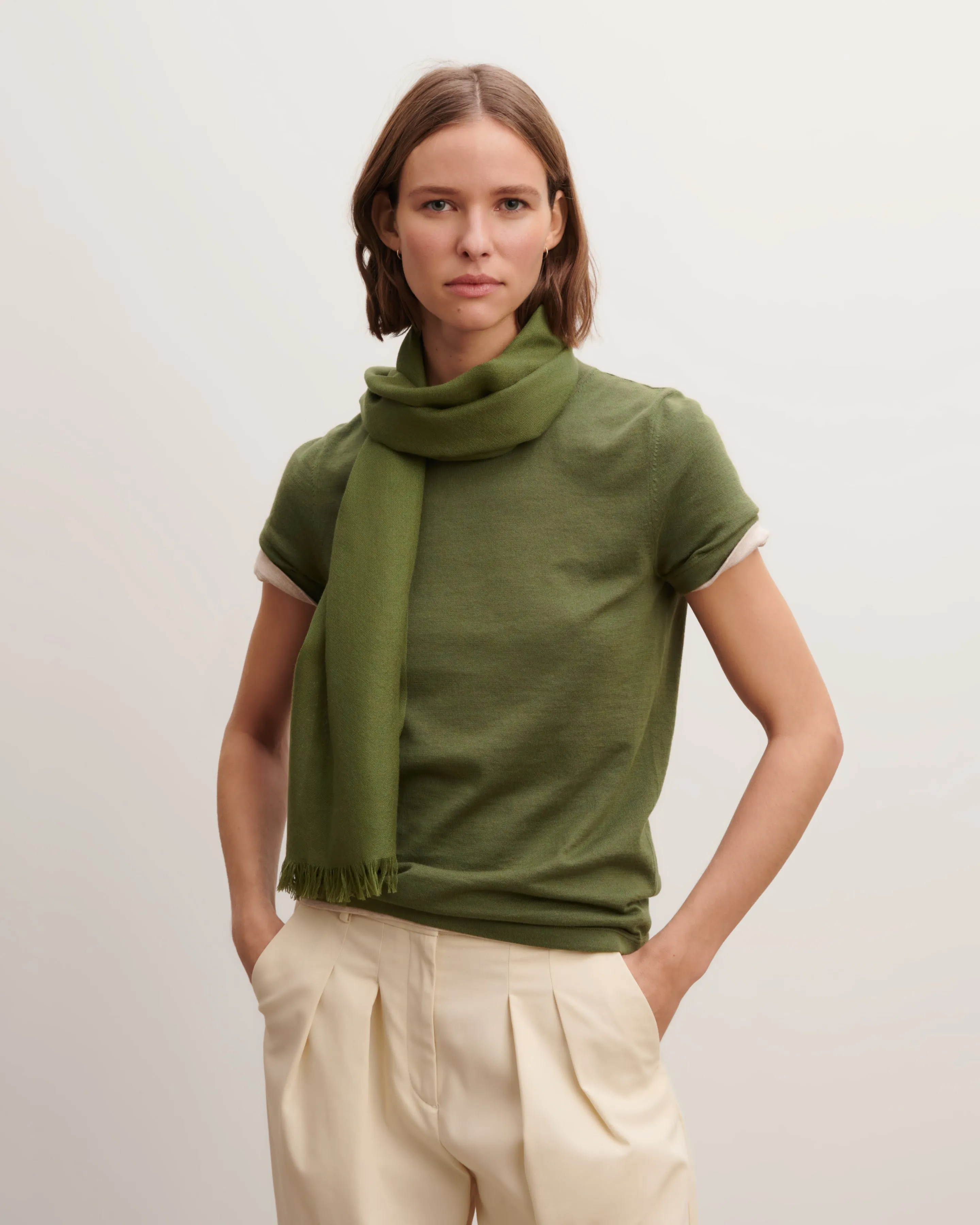 Small voile stole Eric Bompard