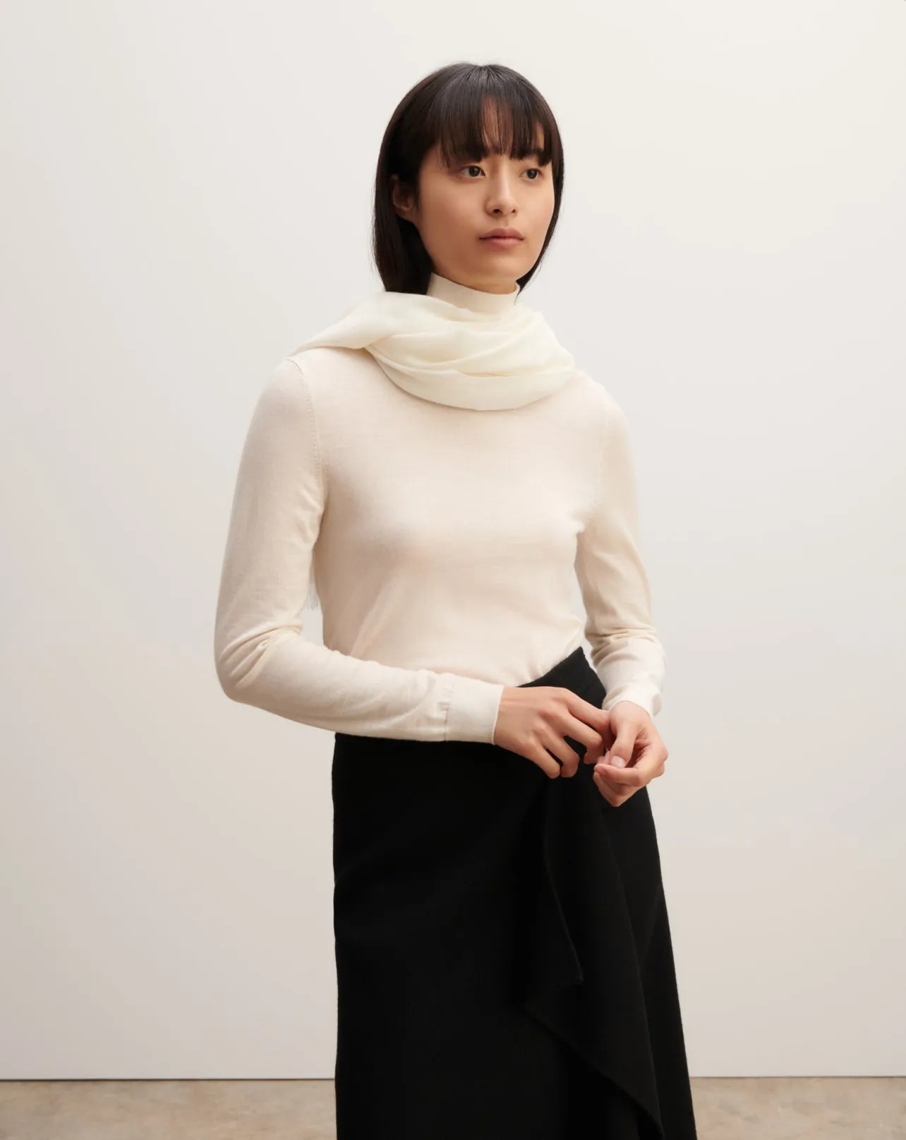 Small voile stole Eric Bompard