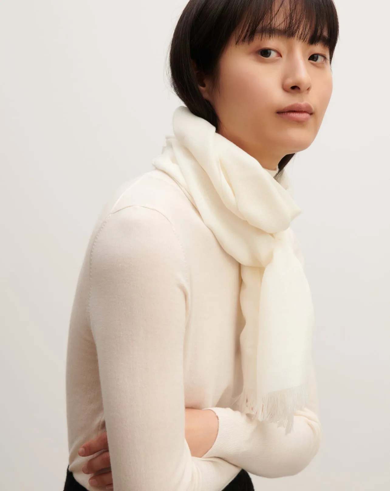 Small voile stole Eric Bompard