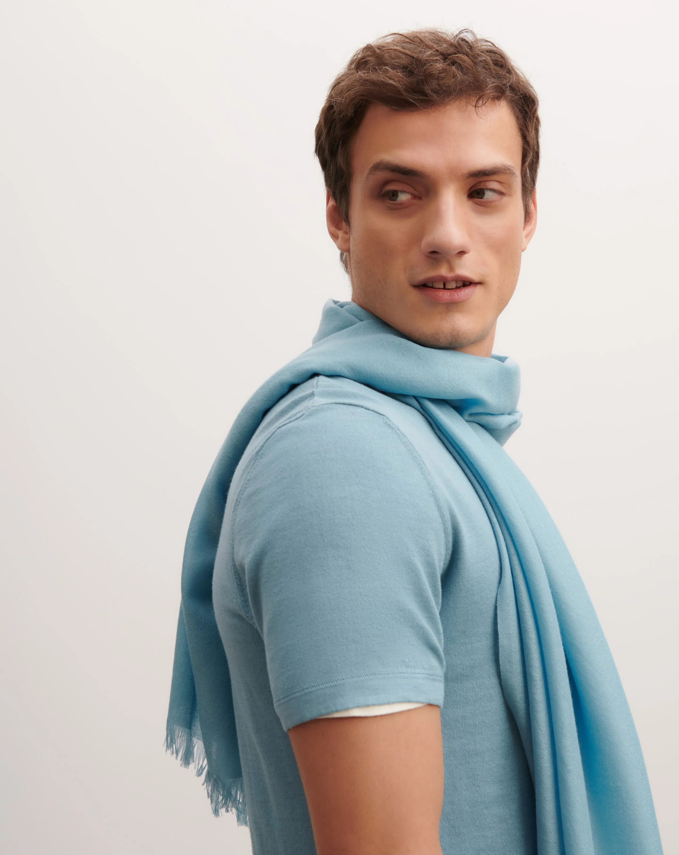 Small voile stole Eric Bompard