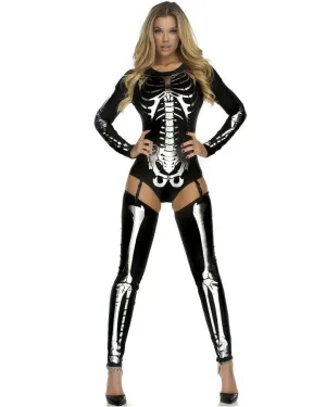 Snazzy Skeleton Womens Costume