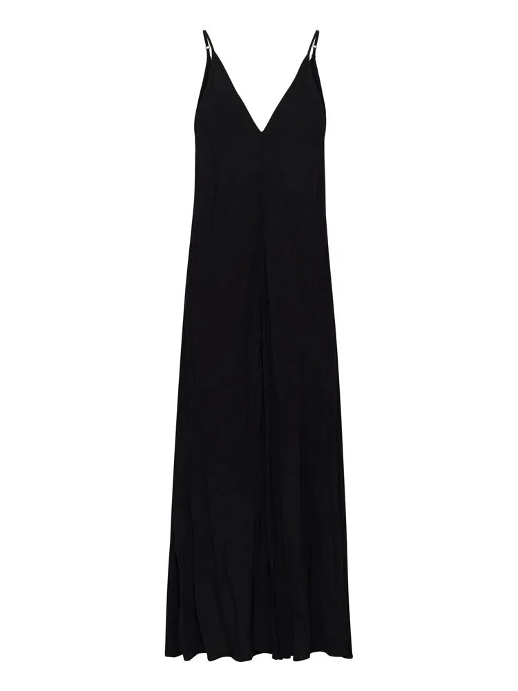 Soaked in Luxury SLElonor Strap Dress Black
