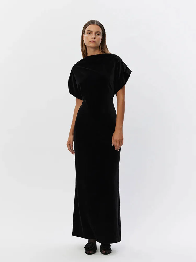Sofie Schnoor Velvet Dress Black