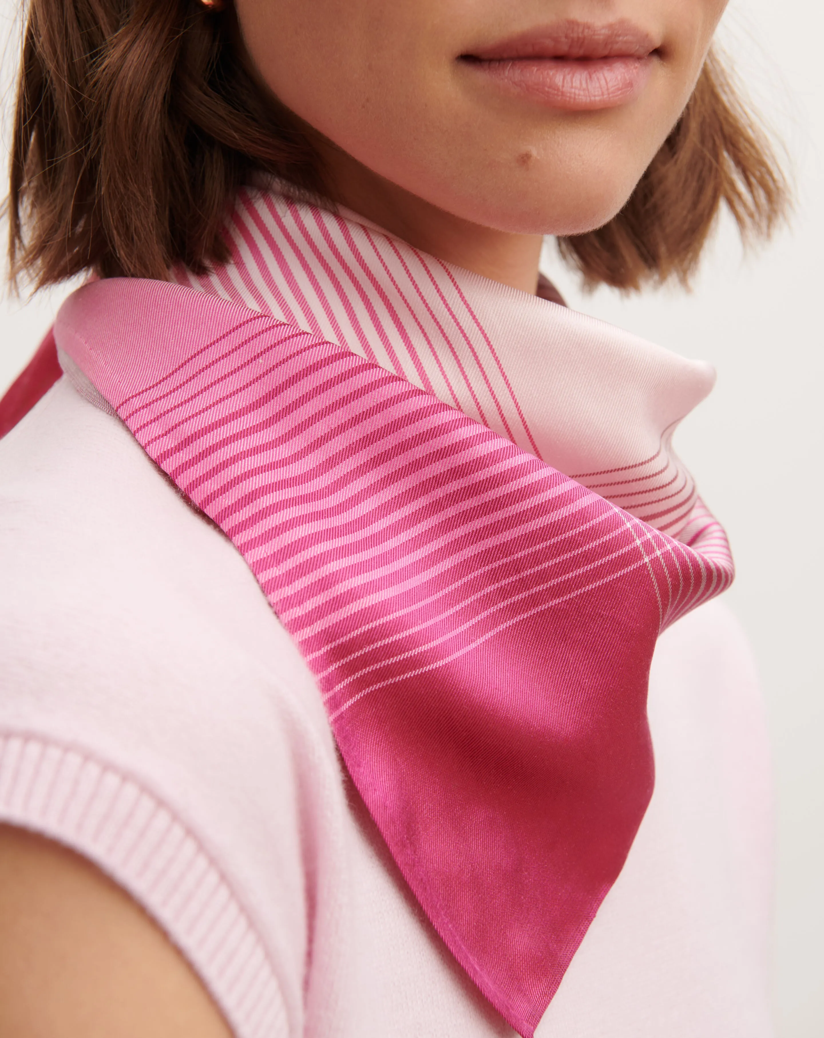 Soieries du Mékong square scarf Eric Bompard