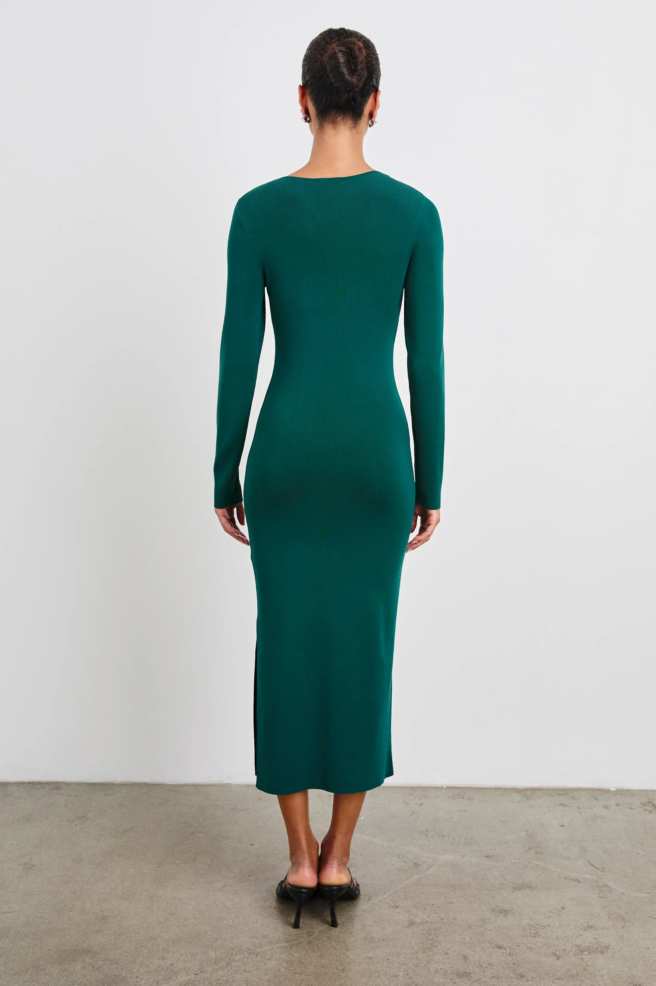 SOLMA DRESS - EVERGREEN Rails