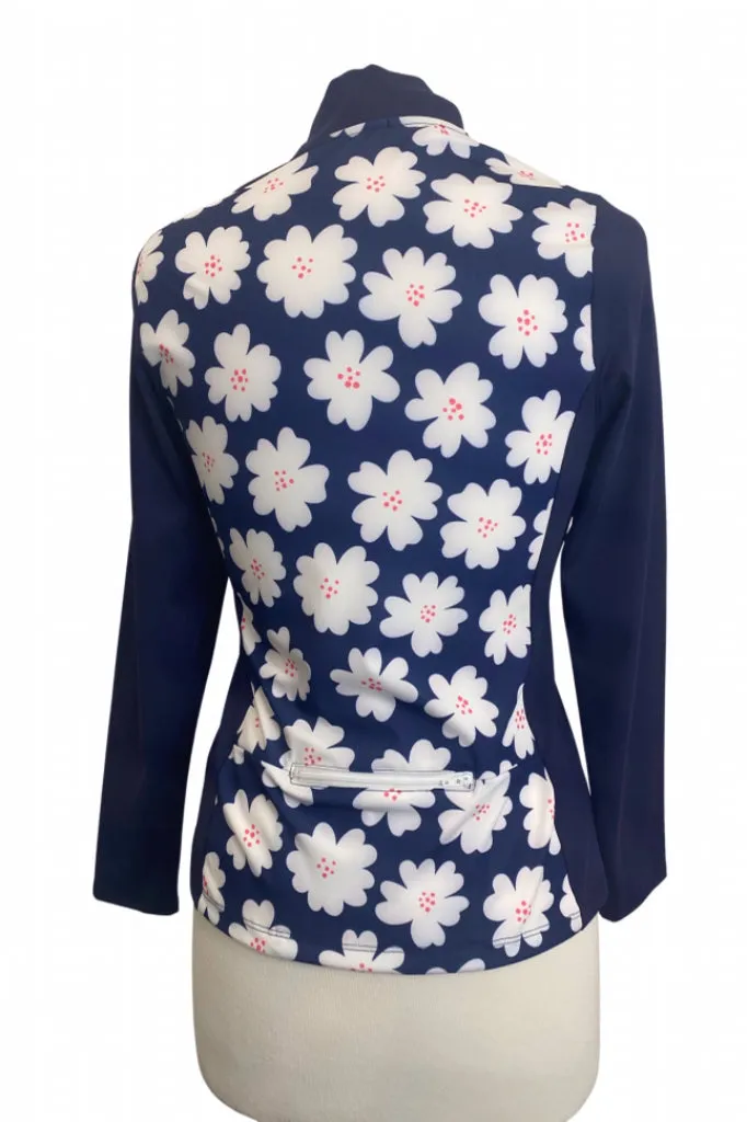 Spitfire Blue Floral Pullover Petite