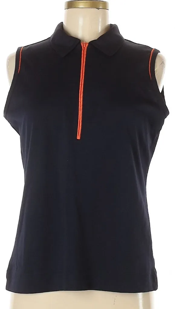 Sport Haley Navy Zip Polo