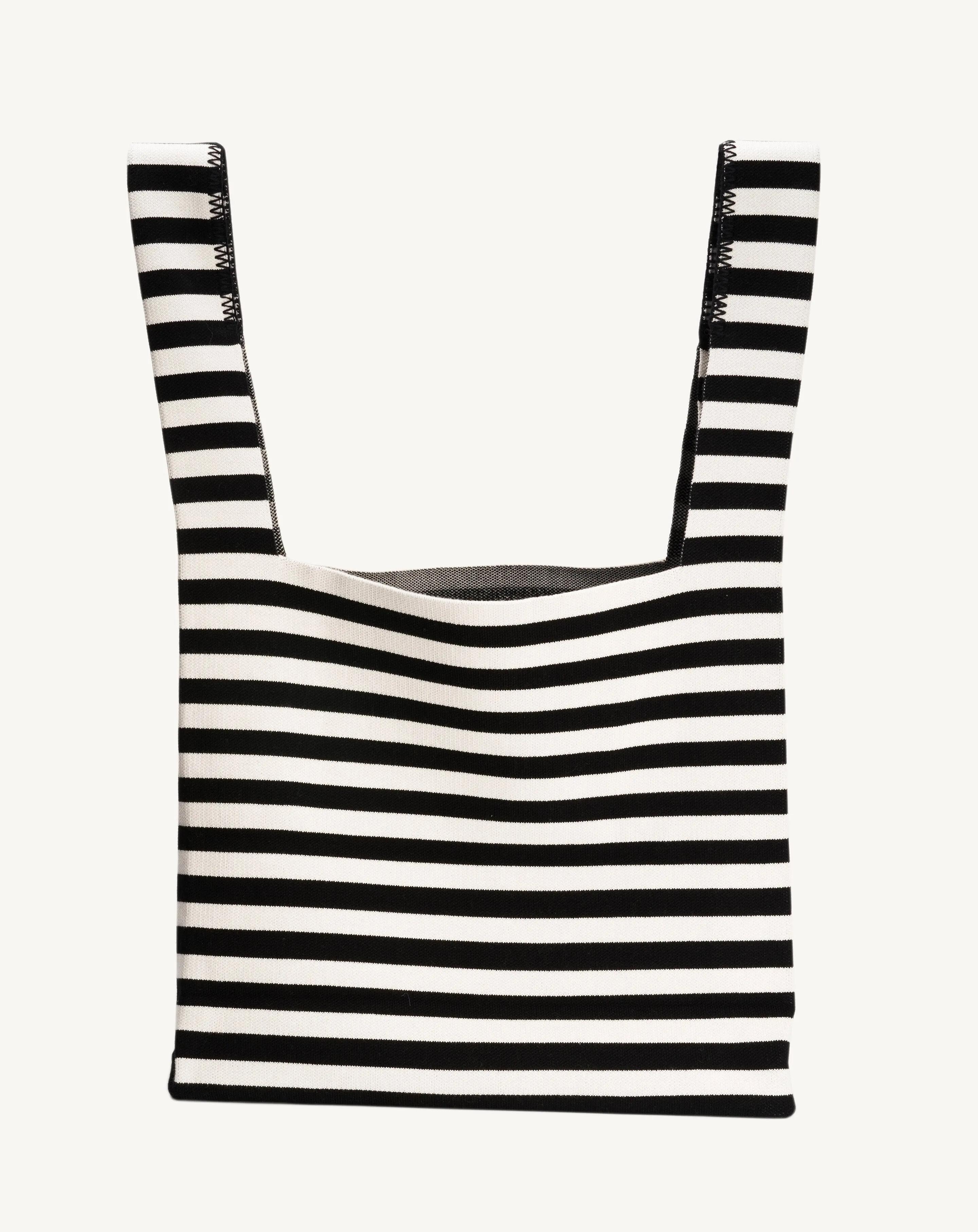 Striped tote bag Eric Bompard