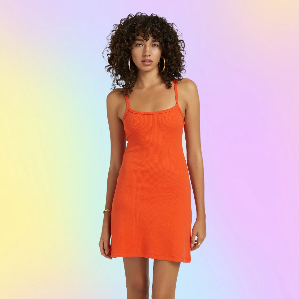 SUMMI SUMMI Womens A Line Dress - Blood Orange