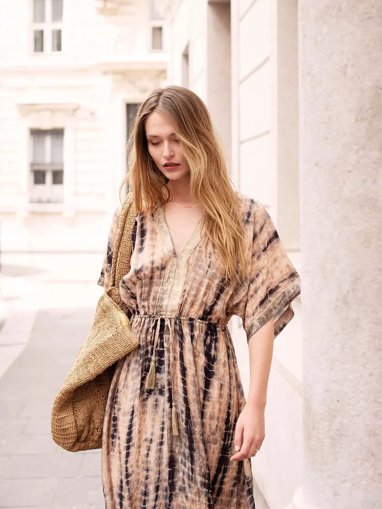 Summum Tie Dye Print Dress Multicolour