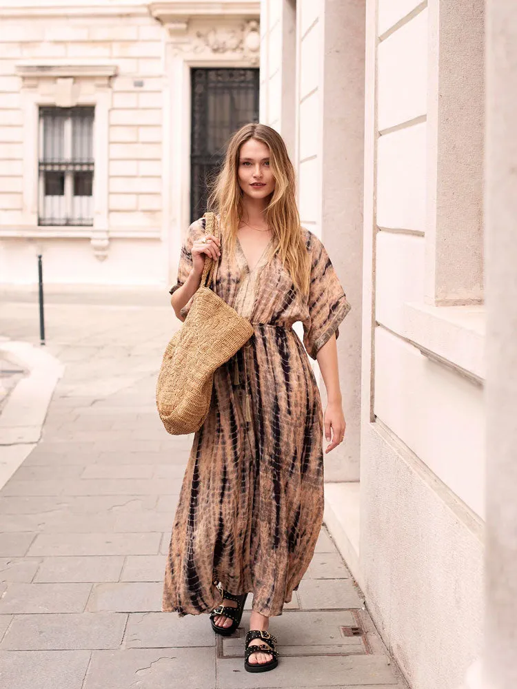 Summum Tie Dye Print Dress Multicolour