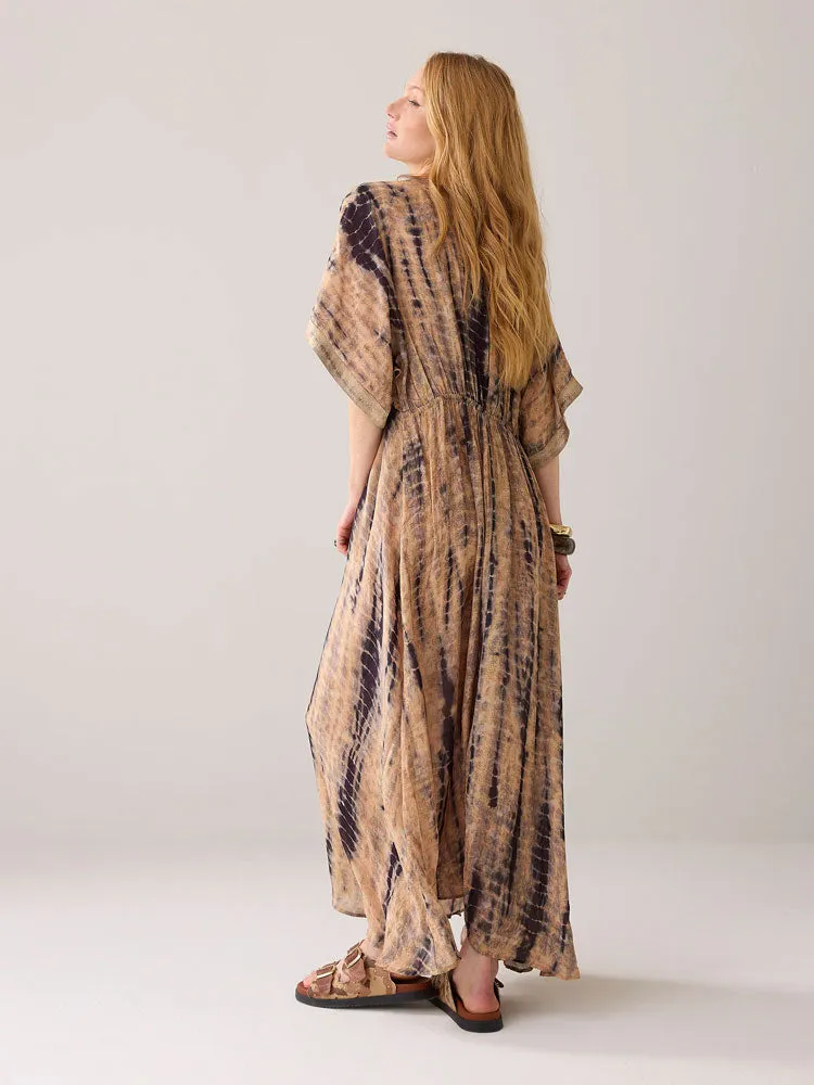 Summum Tie Dye Print Dress Multicolour