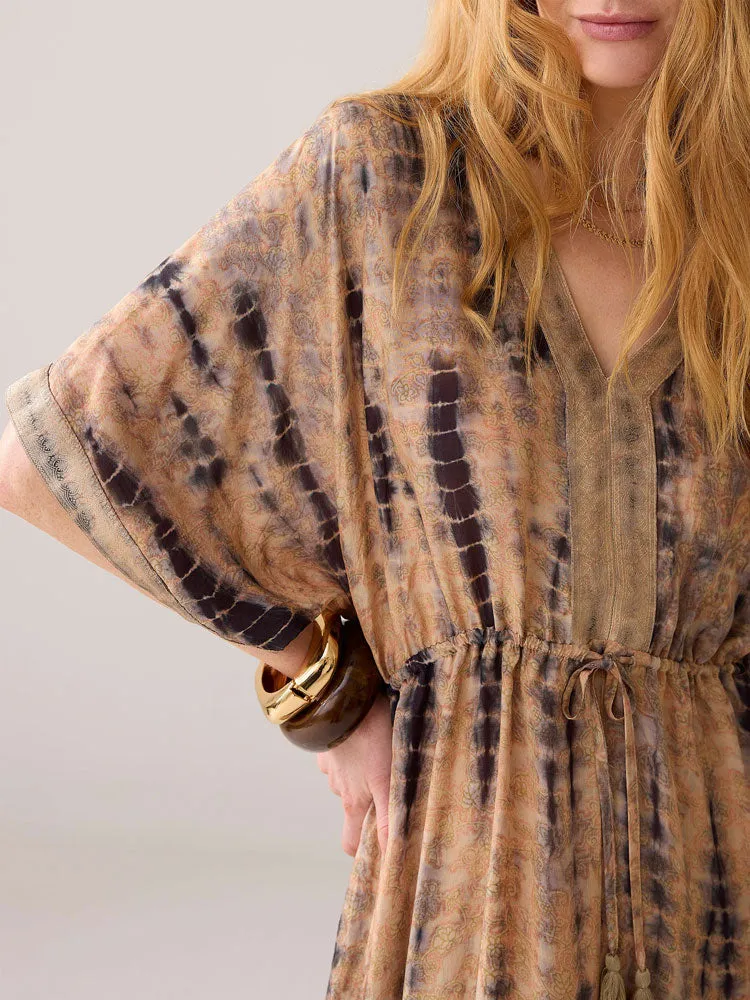 Summum Tie Dye Print Dress Multicolour