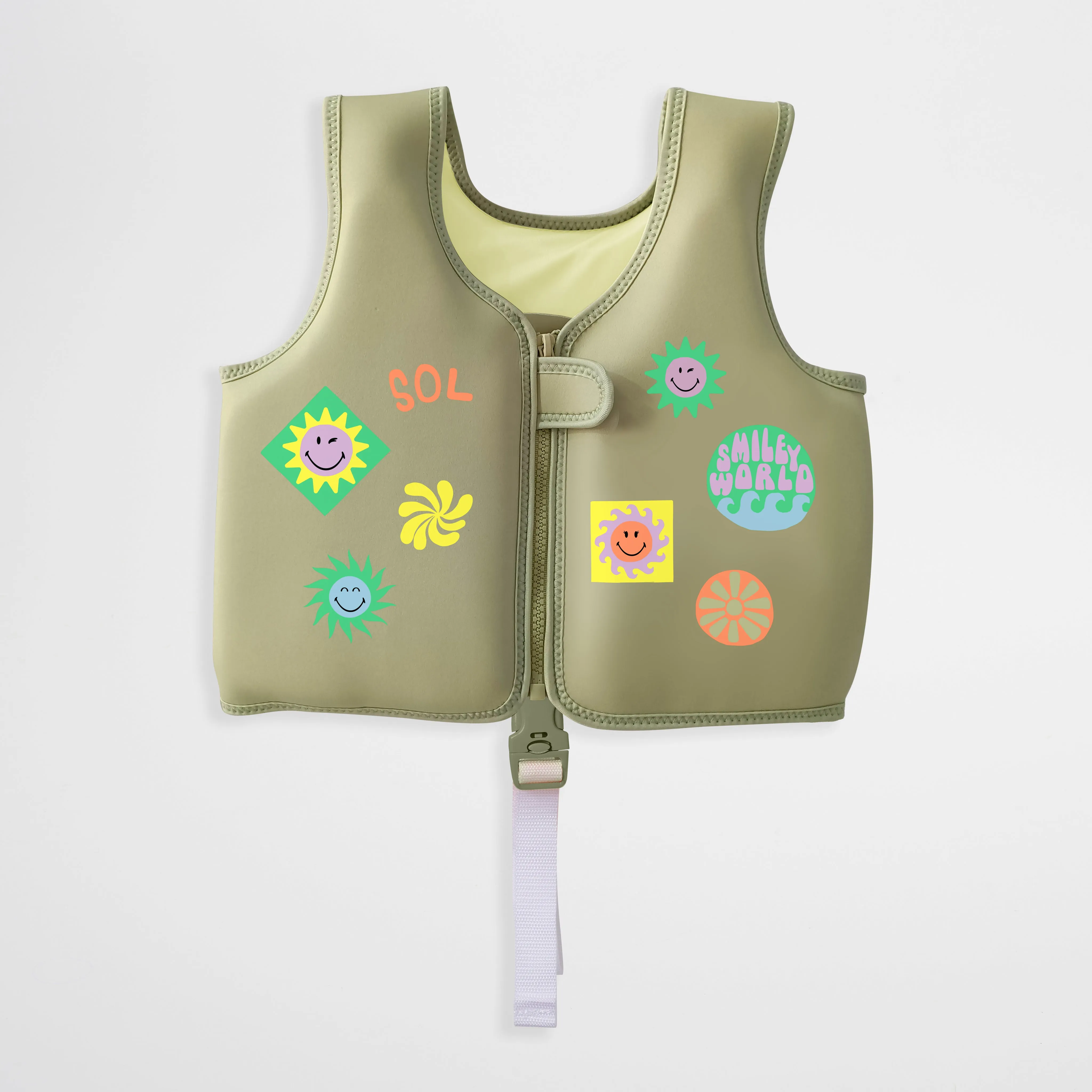 SUNNYLiFE Swim Vest Smiley World Sol Sea