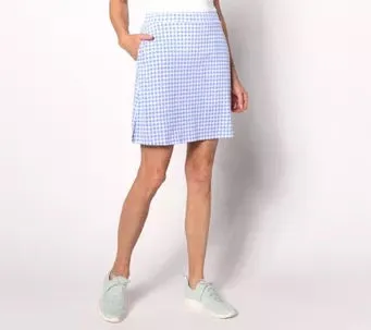 Susan Graver Gingham Golf Skort MSP$50