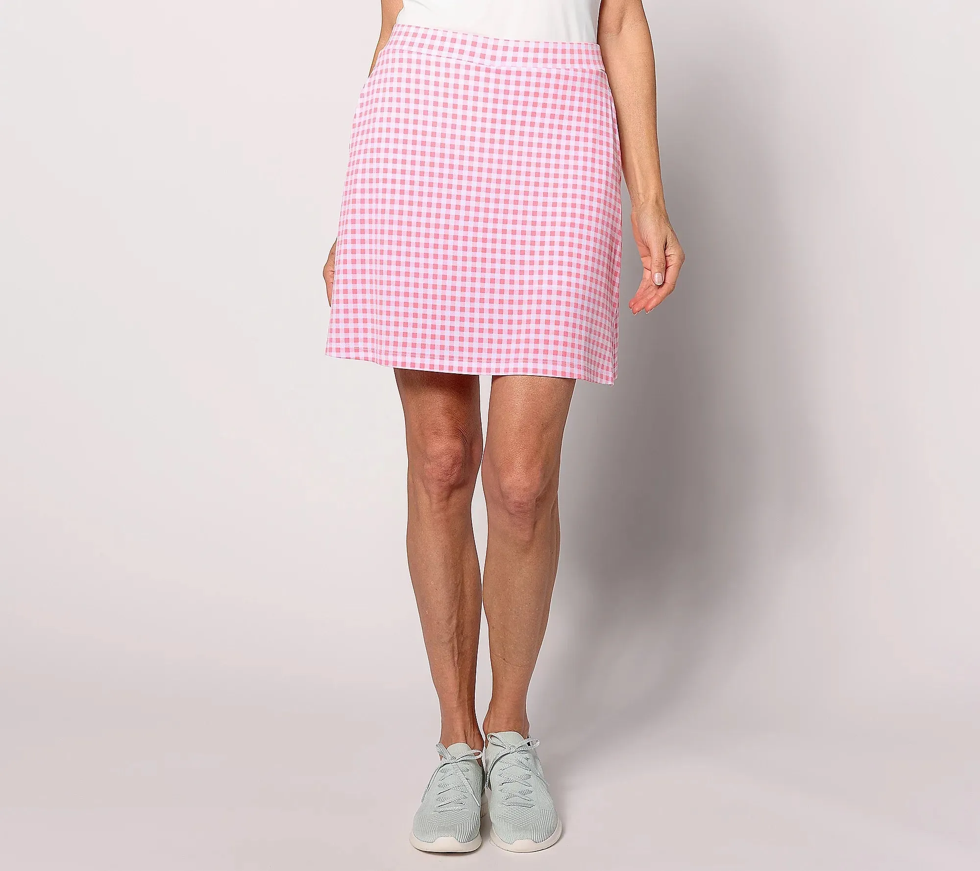 Susan Graver Gingham Golf Skort MSP$50
