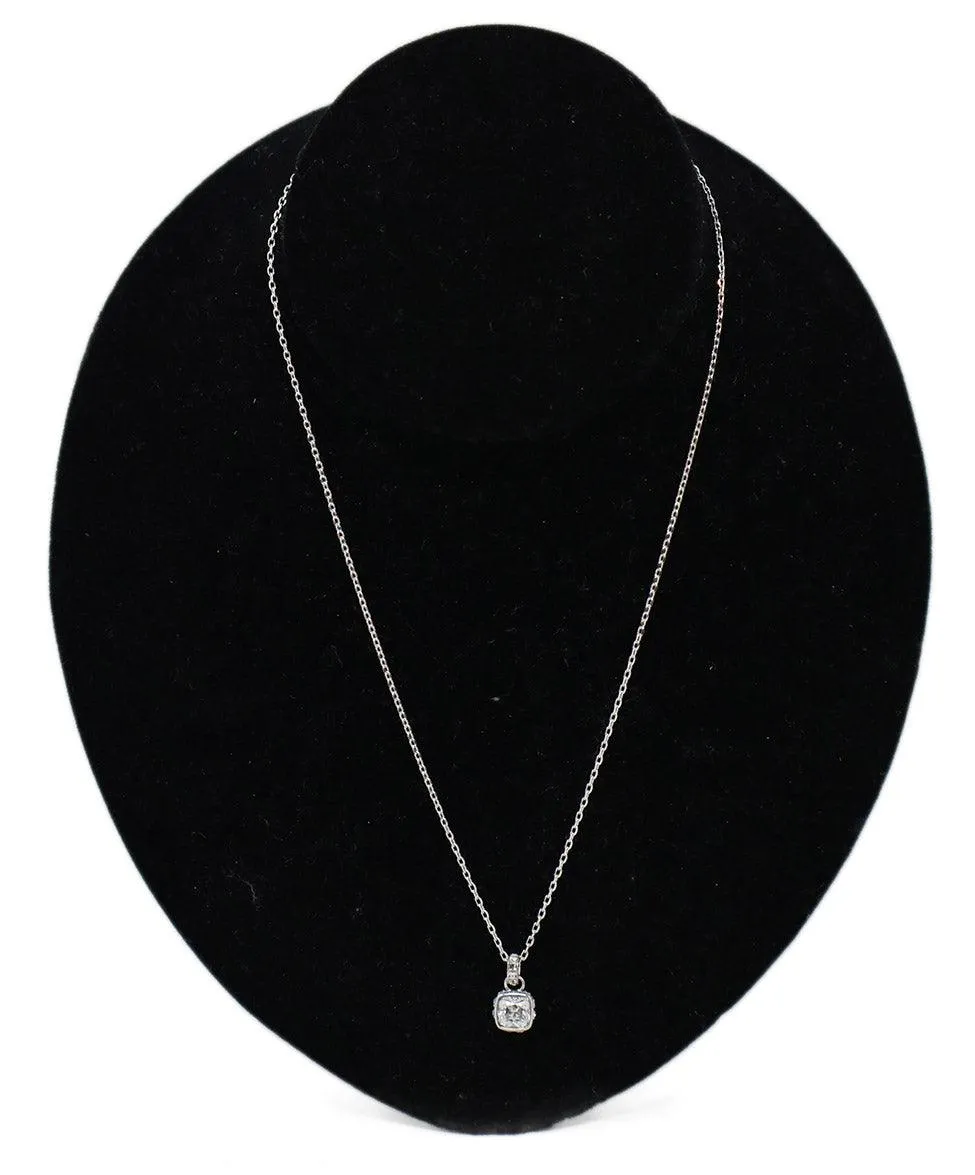 Swarovski Silver Cubic Zirconia Necklace