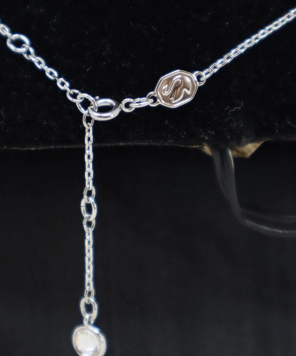 Swarovski Silver Cubic Zirconia Necklace
