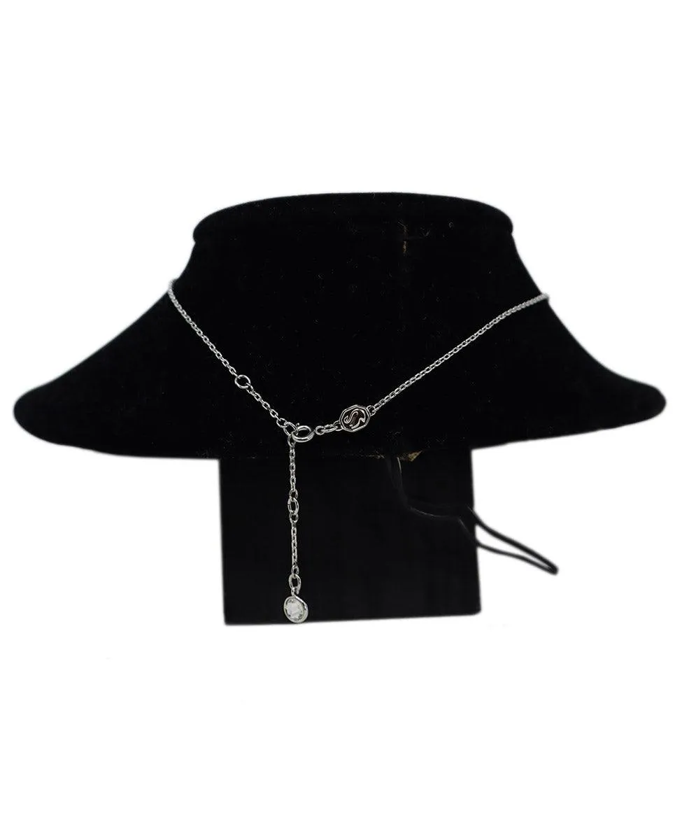 Swarovski Silver Cubic Zirconia Necklace