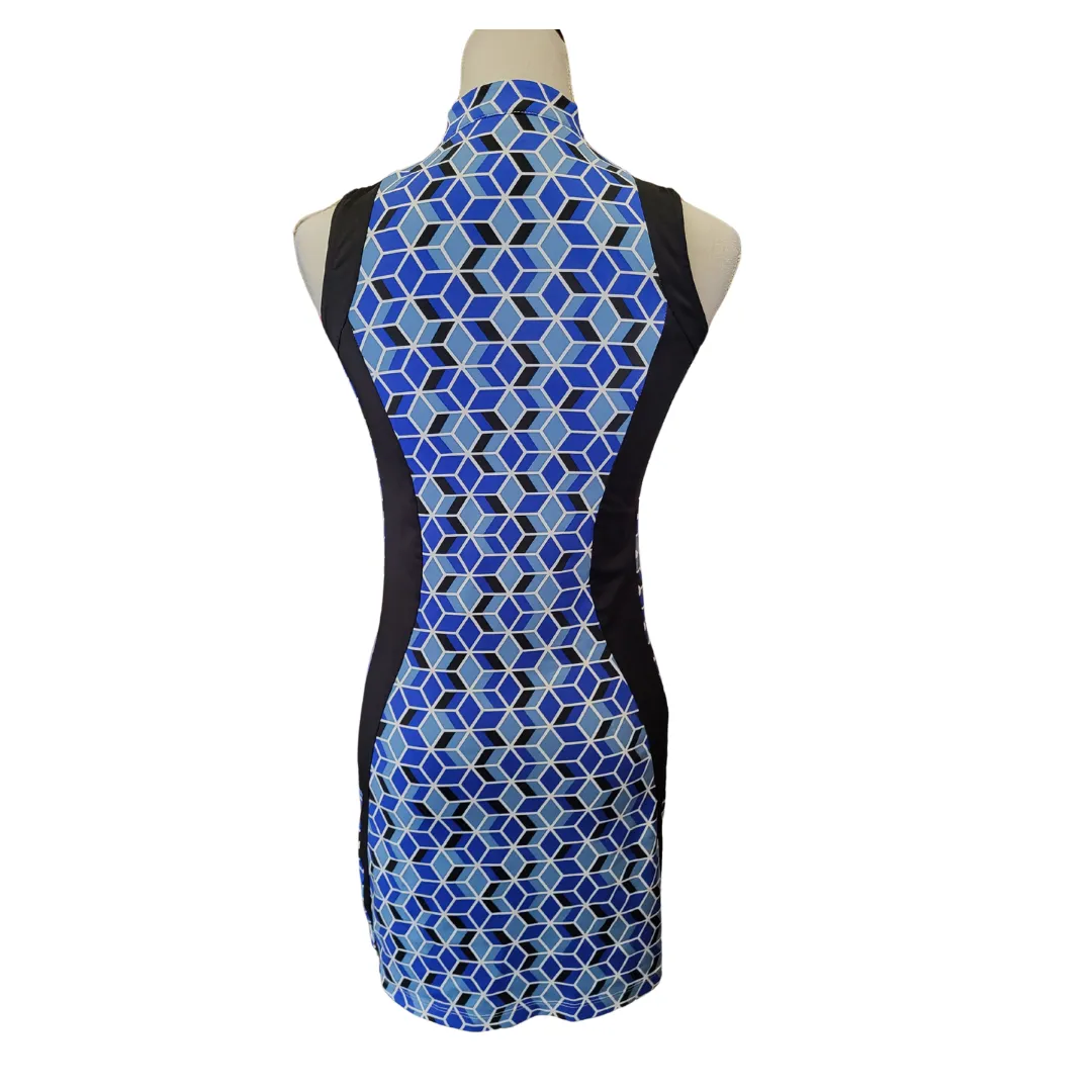 Tail Activewear Chrysolite Print Sleeveless Golf Dress Size XXS MSP$110
