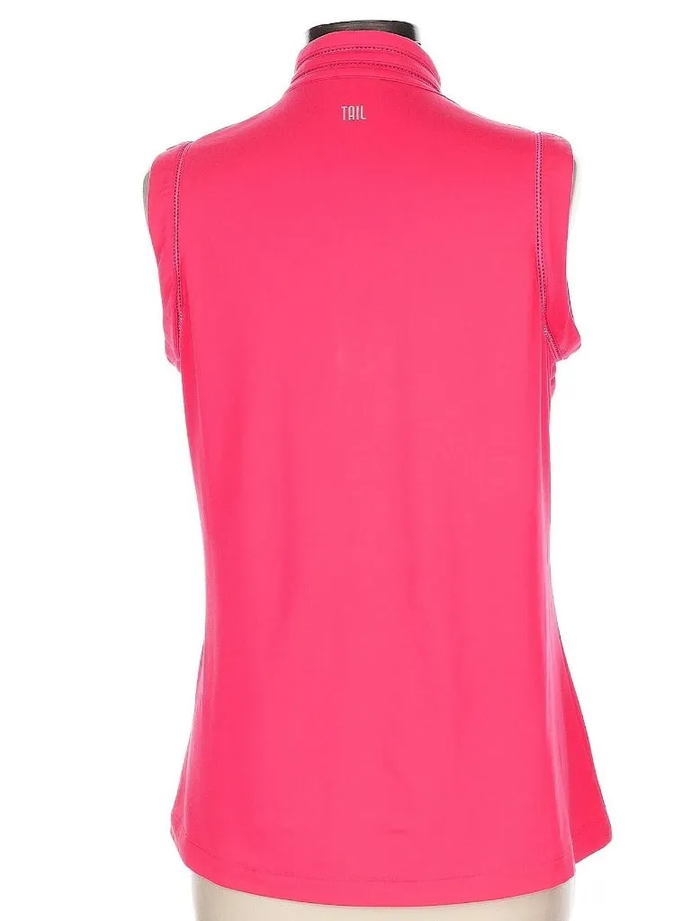 Tail Activewear Women's Pink Sleeveless Golf Top Size L MSP$92
