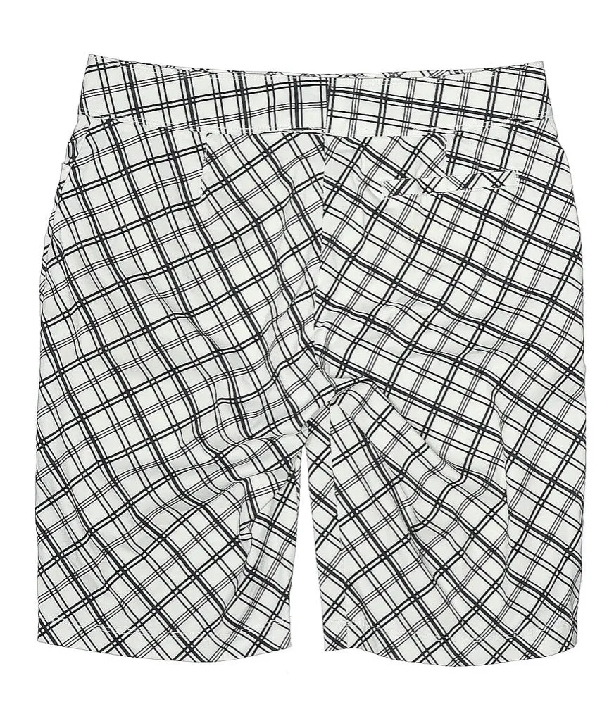 Tail Activewear Women's White & Black Plaid Golf Shorts MSP$88