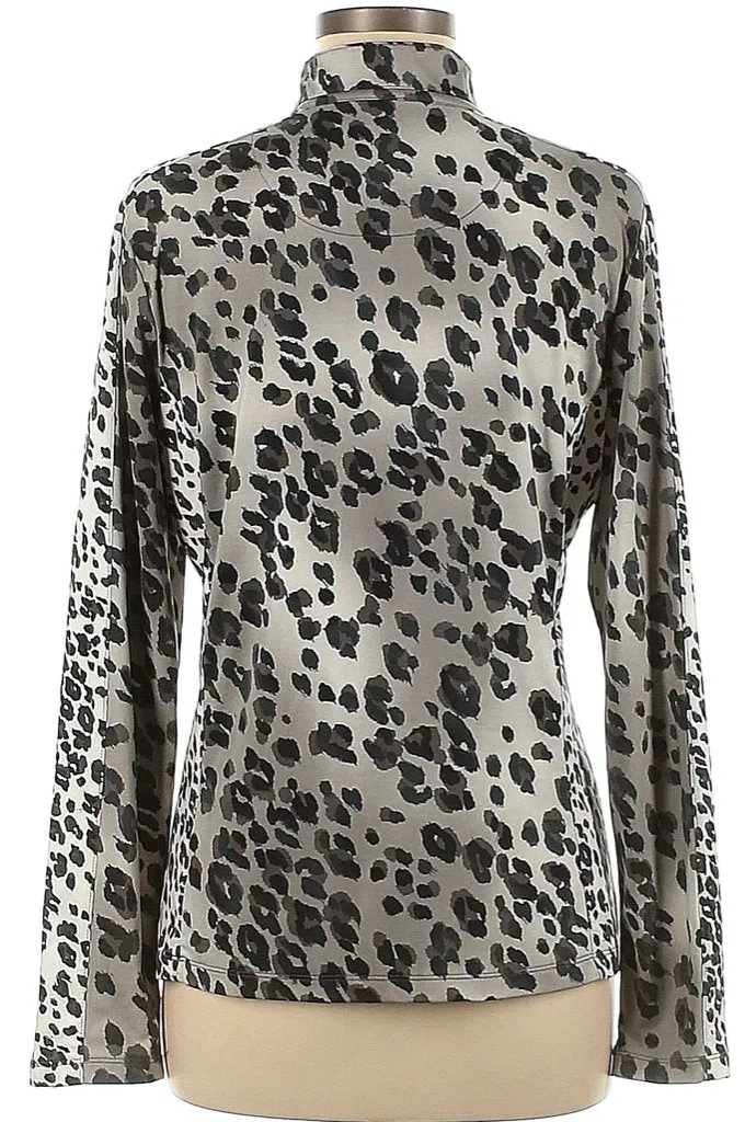 Tail Black, Gray & White Animal Print Pullover Size M. MSP$96