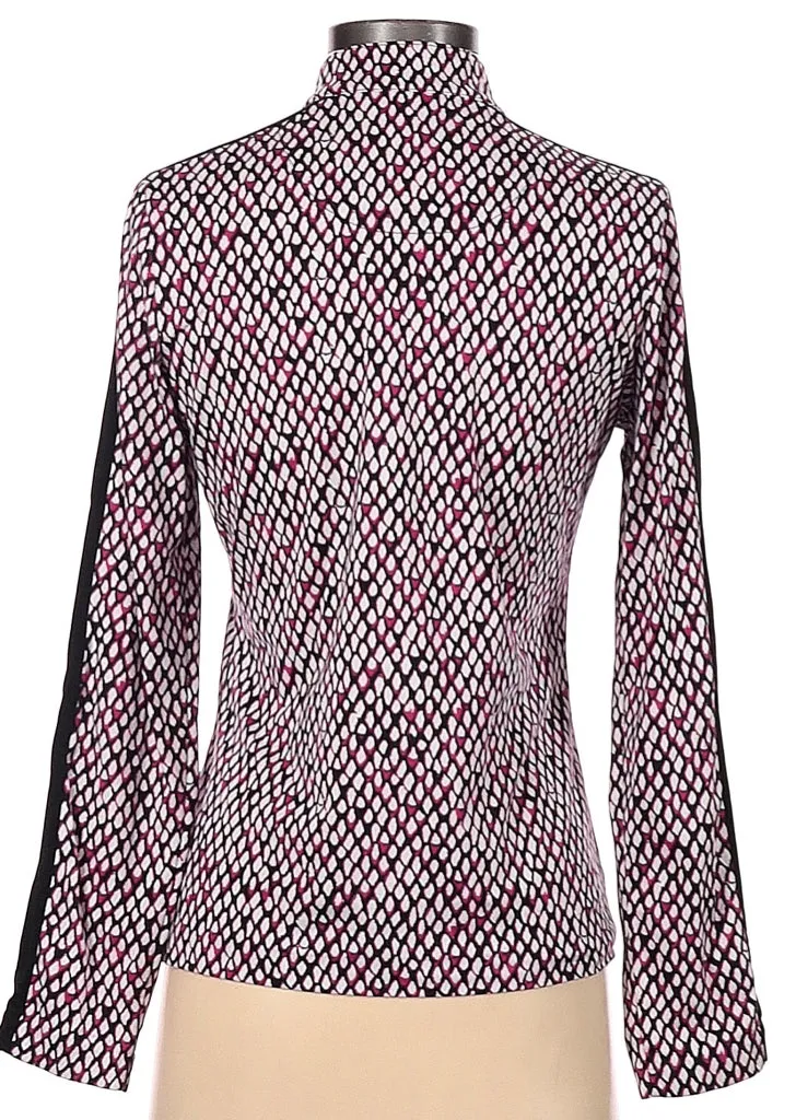 Tail Black, White & Dark Pink Zip Pullover Size XS MSP$89
