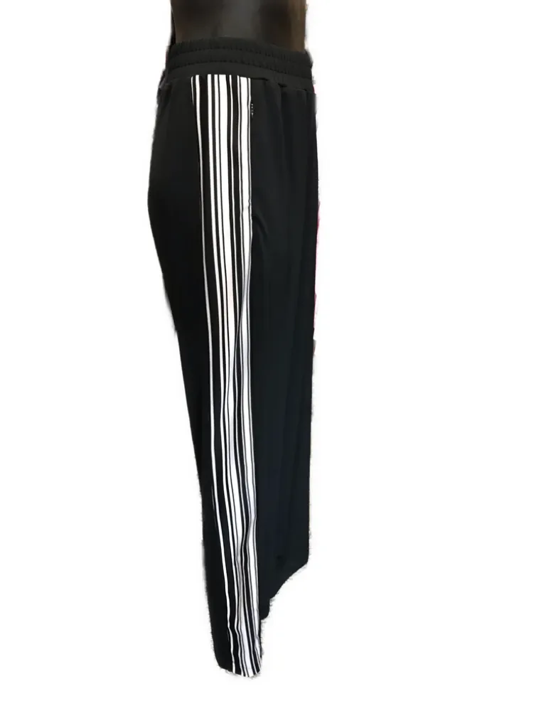 Tail Black Workout Pants w/ Athletic Stripe Size M