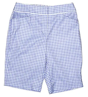 Tail Blue & White Gingham Shorts Size 4.