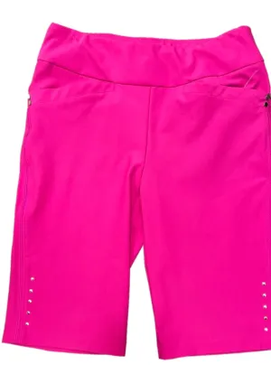 Tail bright Pink Shorts with stretch waistband