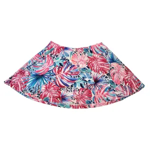 Tail Multicolor Foliage & Animal Print Skort Size S