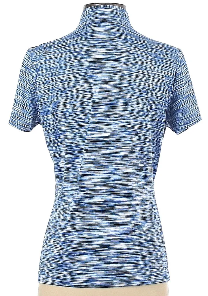 Tail White Label Blue & WHIte Patterned Golf Top Size S. MSP$65