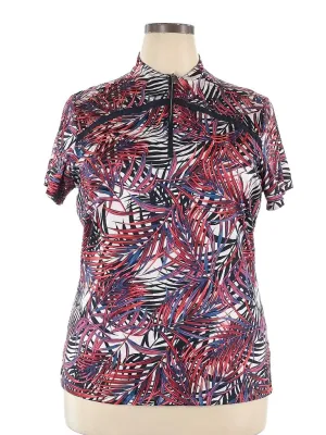 Tail White Label Multicolored Fauna Print Golf Polo Size XXL